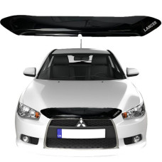 Дефлектор капоту мухобійка Mitsubishi Lancer Х 2007- (коротка) Voron Glass