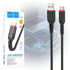 Кабель зарядки USB для Iphone Lightning HOCO X59 3 метр Черный