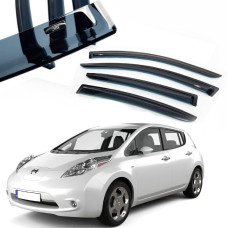 Дефлекторы окон ветровики HIC для Nissan Leaf 2010-2017 (Ni87)