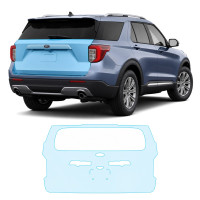 Антигравийная защитная бронепленка по лекалам для Ford Explorer (US) VI 2020-2023 - зона крышки багажника