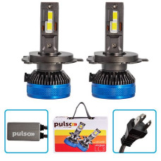 LED лампи для авто Pulso LC3-H4-H L LED-chips 3570 CSP 9-30V 2*65W 13000Lm 6000k