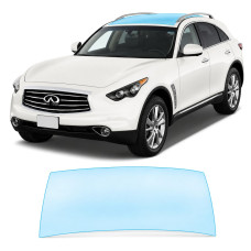 Антигравійна захисна бронеплівка за лекалами для Infiniti FX35/FX37/QX70 S51 facelift 2012-2017 - зона даху