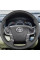 Чехол Оплетка Руля для Toyota Camry 2012-2014 Кожа (Модельная Выкройка) №59