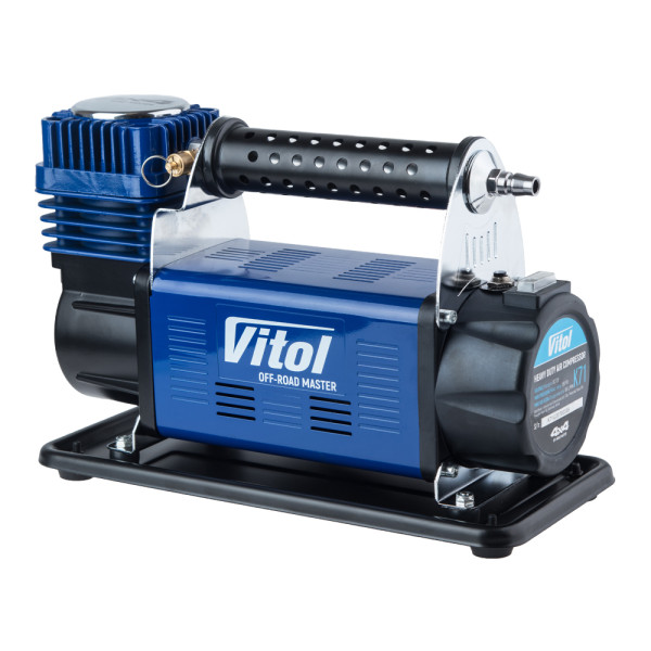 Автомобільний компресор Vitol OFF ROAD MASTER 150psi 50Amp 160л шланг 7,5м Клемі (K-71)