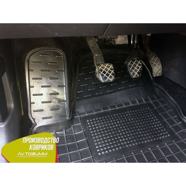 Водійський коврик в салон Volkswagen Polo Sedan 2010- (Avto-Gumm)