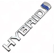 Эмблема надпись Hibrid скотч 3М 185 x 23 мм металлическая Польша