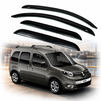 Дефлектори вікон вітровики HIC для Renault Kangoo II 2008-4 Двері (REN25)