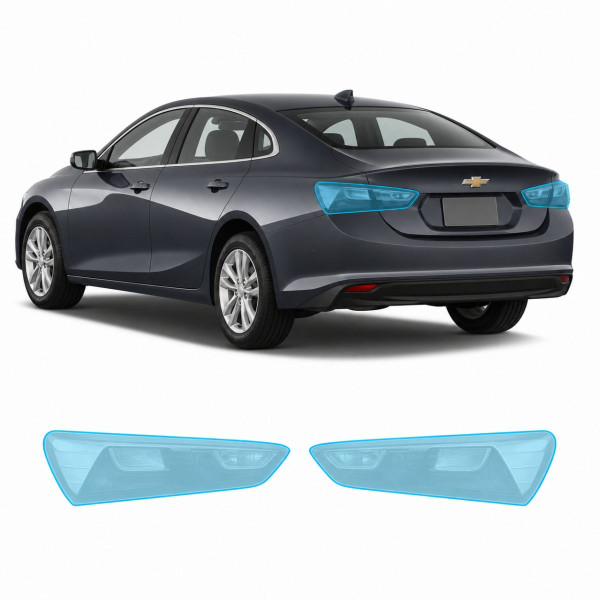 Антигравийная защитная бронепленка по лекалам для Chevrolet Malibu IX 2016-2018 - задние фонари стопы