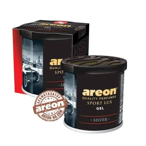 Ароматизатор воздуха Areon Gel Can Sport Lux Silver