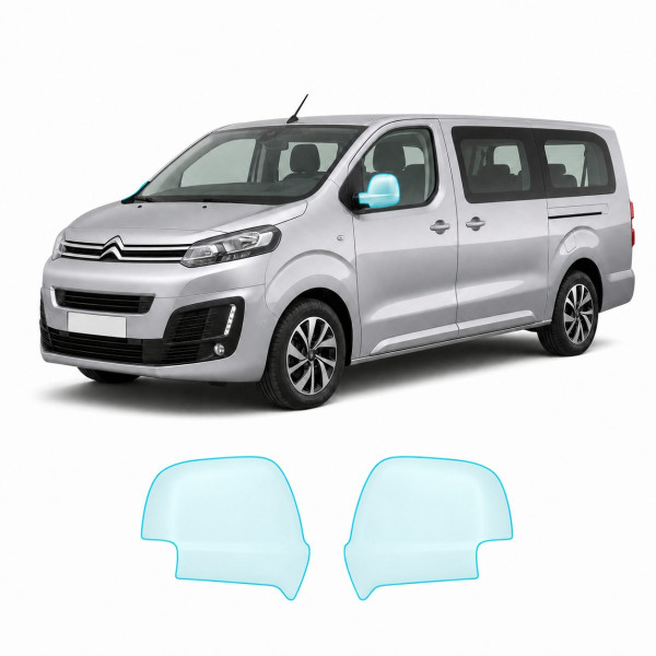 Антигравийная защитная бронепленка по лекалам для Citroen SpaceTourer I 2016- зеркала