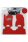 Коврики в салон EVA для Kia Sportage II МКП 2004-2010 с подпятником Красные 5 шт