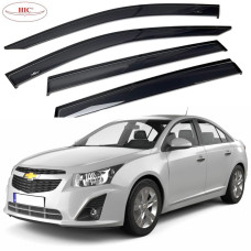 Дефлектори вікон вітровики HIC для Chevrolet Cruze 2009- седан (CHR49)