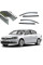 Дефлектори вікон вітровики Benke для Volkswagen Passat B6 / B7 Седан Europe Хром Молдинг Із Нержавіючої Сталі 3D