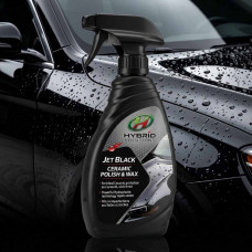 Синтетический черный полироль Turtle Wax HIBRID Jet Black 500мл (53140)