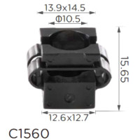 Кліпса кріплення Бризговики крило бампер втулка VW AUDI SEAT SKODA (4A0805163 14813 8A0863821Q) C1560