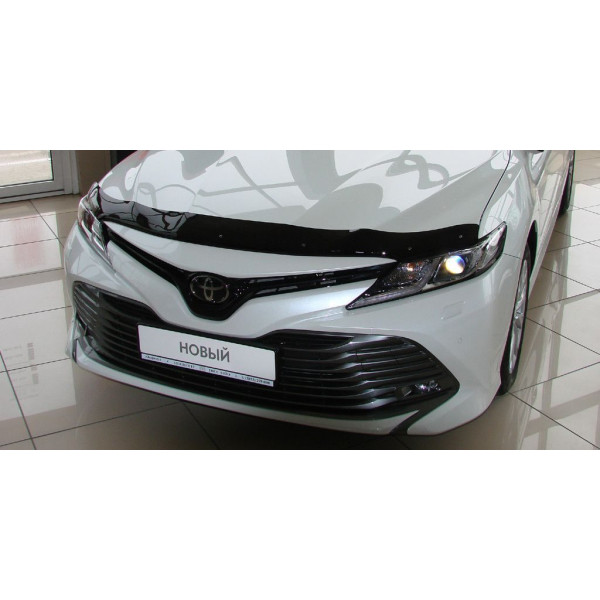 Дефлектор капота мухобойка для Toyota Camry 2017-