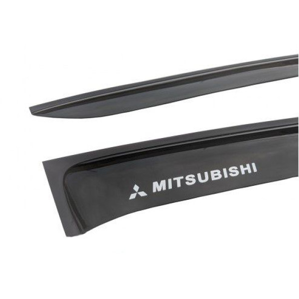 Дефлектори вікон вітровики для Mitsubishi Outlander I 2001-2006 Скотч 3M Voron Glass