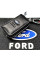 Ключница автомобильная для ключей с логотипом Ford (Тисненая кожа)