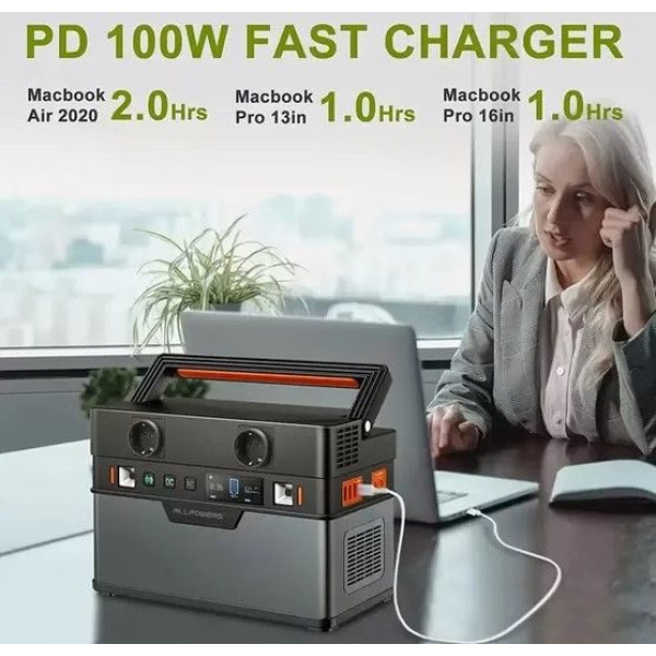 Портативная зарядная станция ALLPOWERS S700 606Wh 164000mAh 700W Portable Power Station