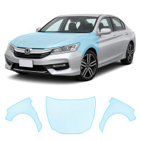 Антигравийная защитная бронепленка по лекалам для Honda Accord IX facelift 2016-2017 - капот и передние крылья