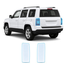 Антигравійна захисна бронеплівка за лекалами для Jeep Patriot MK facelift 2011-2017 - задні ліхтарі стопи