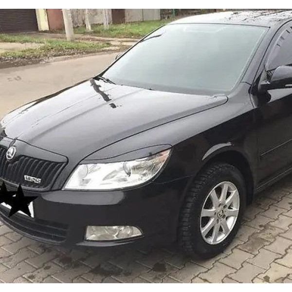 Вії фар Skoda Octavia A5 2010- Ресталінг Voron Glass