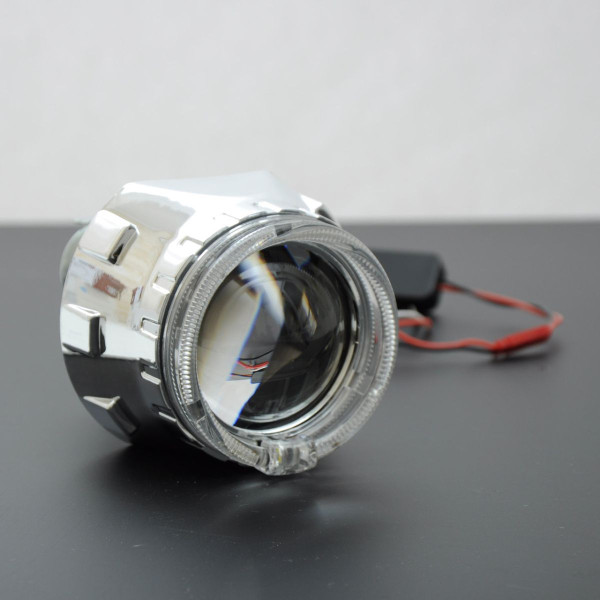 Лінза біксенон маска LED 2.5' (D63 мм) H1 / Н4 / Н7 / Широке охоплення 2 шт