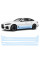 Антигравийная защитная бронепленка по лекалам для BMW i4 G26 2021- нижняя зона кузова пороги