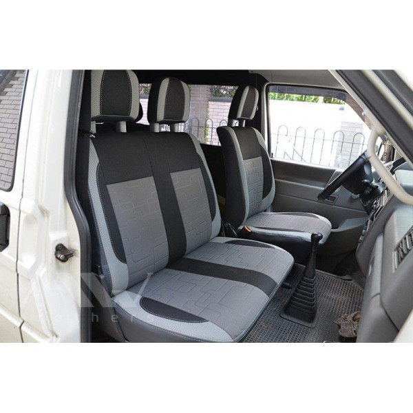 Авточехлы модельные MW Brothers для Volkswagen T 4 ( 1+2 ) c 1990 ( Серия Premium)