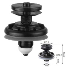 Кліпса кріплення Внутр. оздоблення двері Audi A6 Seat Skoda VW 6Q0868243 (C1250)