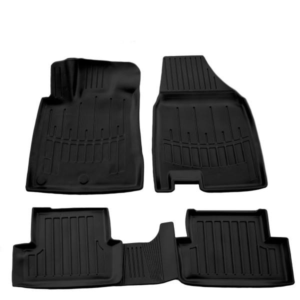 Автомобильные 3D коврики в салон для Nissan Qashqai 2007-2014 Высокий борт