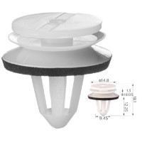 Клипса крепления VW Audi Seat Skoda 6X0868243A (C1279)