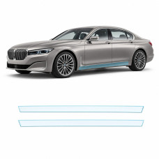Антигравійна захисна бронеплівка за лекалами для BMW 7 Series G11/G12 facelift 2019-2022 - нижня зона кузова та пороги