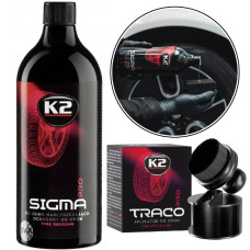 Набір для Очисник дисків і колпаків гелевий K2 Sigma TRACO PRO 1000 мл