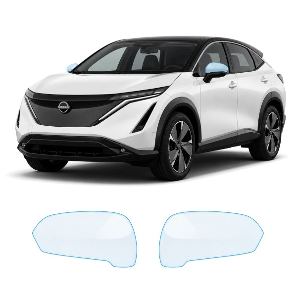 Антигравийная защитная бронепленка по лекалам для Nissan Ariya 2022- зеркала