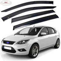 Дефлекторы окон ветровики HIC для Ford Focus II 2004-2010 Седан - Хечбек Оригинал (Fo21)