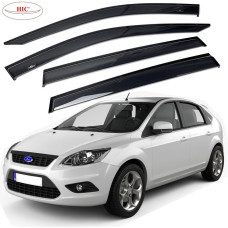 Дефлектори вікон вітровики HIC для Ford Focus II 2004-2010 Седан - Хетчбек Оригінал (Fo21)