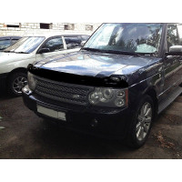 Дефлектор капоту мухобійка для LAND ROVER Range Rover 02-12, темний