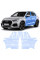 Антигравийная защитная бронепленка по лекалам для Audi Q5 FY facelift 2021-2024 - зоны дверей и стойки окон