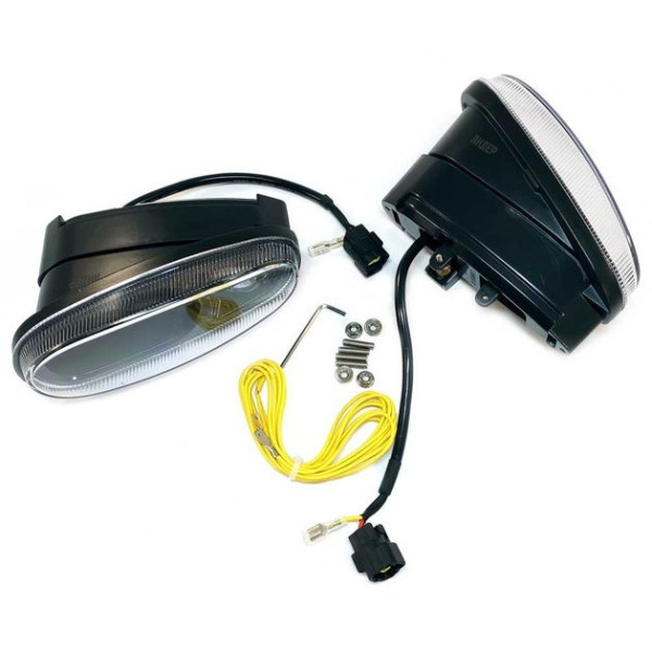Протитуманні фари LED Daewoo Lanos 45W RL Лінзовані Алюмінієвий корпус IP67