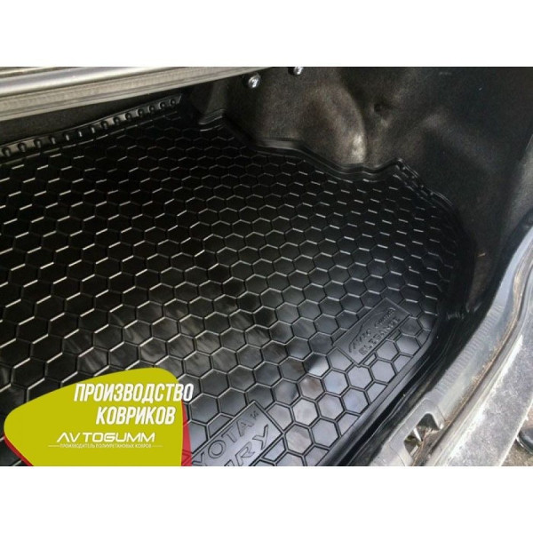 Автомобільний килимок в багажник Toyota Camry 50 2011- (Prestige / Premium) / Гумовий (Avto-Gumm)
