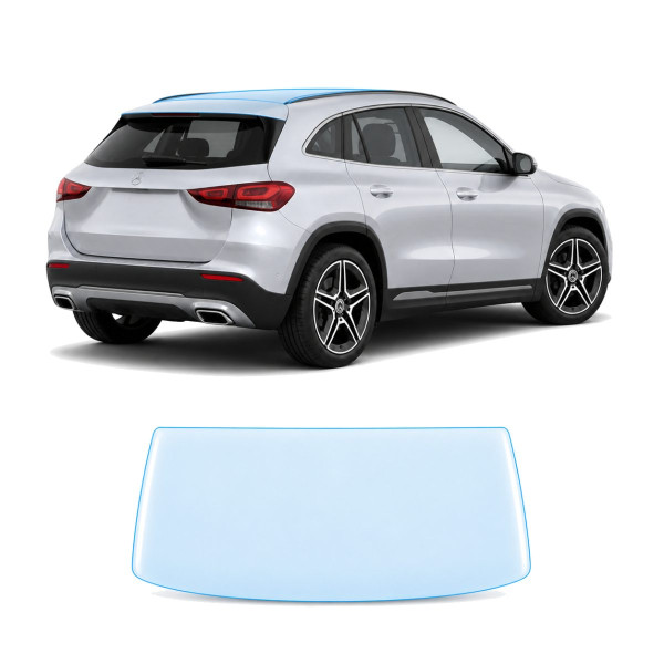 Антигравийная защитная бронепленка по лекалам для Mercedes-Benz GLA H247 2020-2023 - зона крыши