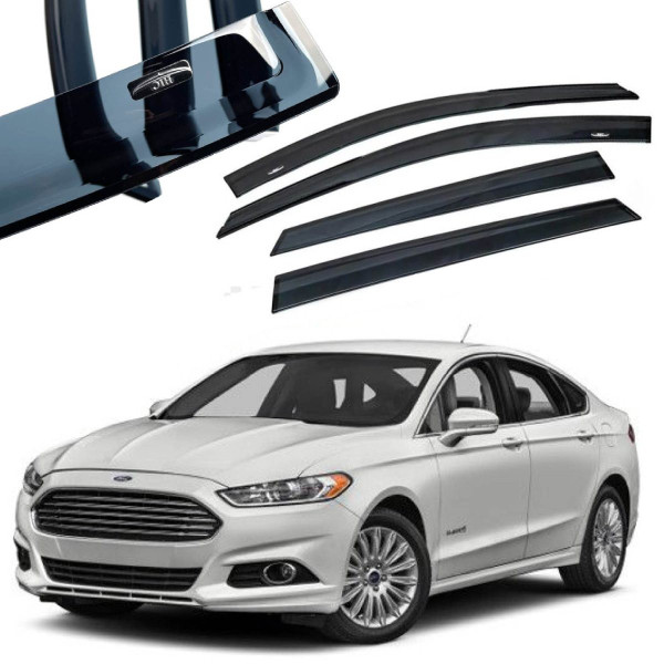 Дефлектори вікон вітровики HIC для Ford Mondeo / Fusion USA 2014- Оригінал (Fo98)