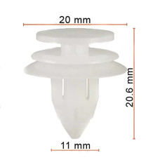Клипса крипления Молдинг уплотнитель Mitsubishi (MR435918 MN112024) C0257