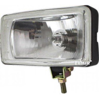 Противотуманные фары Sirius NS 2181 B-C прямоугольные 194х100 мм / крышка /корпус метал / Белые 2 шт