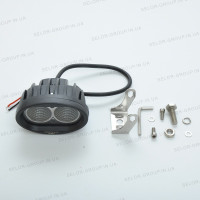 Дополнительная LED фара 20W (10W*2) 10-30V 98x74x66 mm Ближний (54 20W) Черный 1 шт