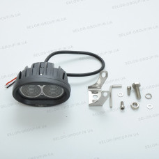 Додаткова LED фара 20W (10W*2) 10-30V 98x74x66 mm Ближній (54 20W) Чорний 1 шт