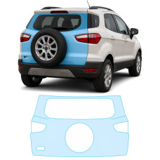 Антигравійна захисна бронеплівка за лекалами для Ford EcoSport II 2014-2017 - зона кришки багажника