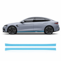 Антигравийная защитная бронепленка по лекалам для BYD Seal I facelift 2025- нижняя зона кузова пороги