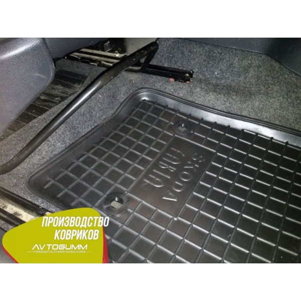 Передні килимки в автомобіль Skoda Fabia 2000- (Avto-Gumm)